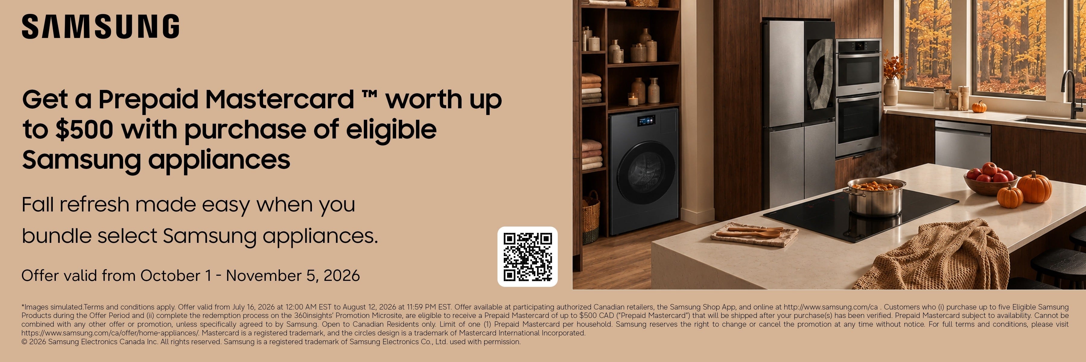 Samsung appliances promotion