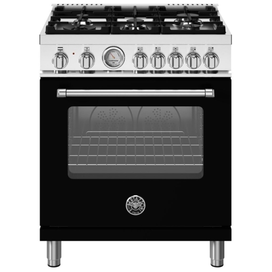 Cuisinière Induction de 36 po. Bertazzoni avec 5 brûleurs en Blanc