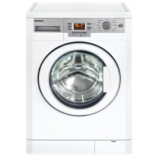 Blomberg Washer, 12 Wash Cycles, 3 Temperature Settings, ENERGY STAR Certified, 1,200 RPM Washer Spin Speed, Water Heater, White colour