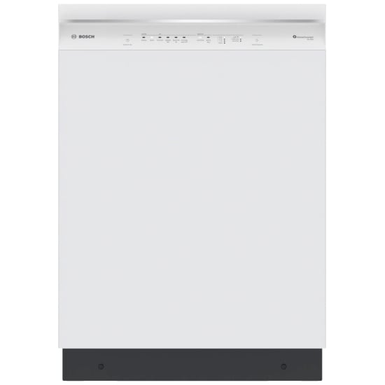 Bosch 300 Series Dishwasher, 24 inch Exterior Width, 46 dB Decibel Level, Full Console, Stainless Interior, 8 Wash Cycles, 16 Capacity (Place Settings), 3 Loading Racks, Wifi Enabled, White colour