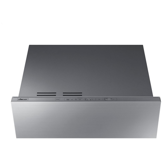 Dacor Warmer Drawer, 30 inch Exterior Width, 1.42 cu. ft. Capacity, Silver Stainless Steel colour