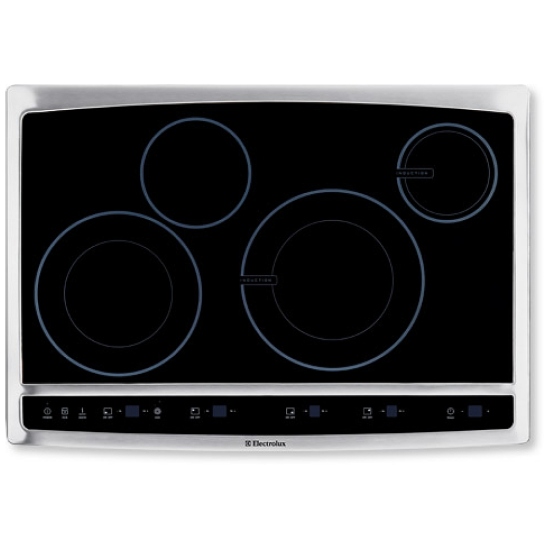 Electrolux Induction Cooktop, 30 inch Exterior Width, 4 Burners, Stainless Steel colour