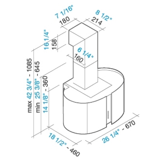 Falmec FMRND26W5SS