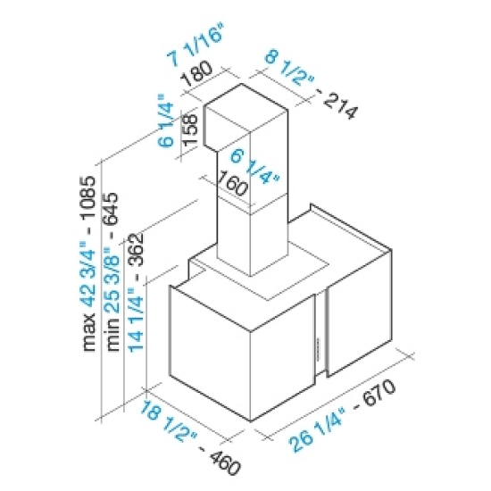 Falmec FMSQU26W5SG