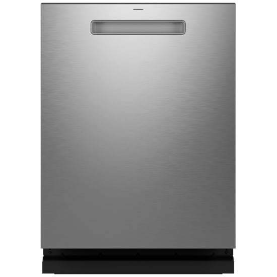 GE Profile Dishwasher, 24 inch Exterior Width, 44 dB Decibel Level, Fully Integrated, Stainless Interior, 6 Wash Cycles, 16 Capacity (Place Settings), 3 Loading Racks, Wifi Enabled, Stainless Steel colour Dry Boost, Steam+Sani, and Microban Antimicrobial Technology