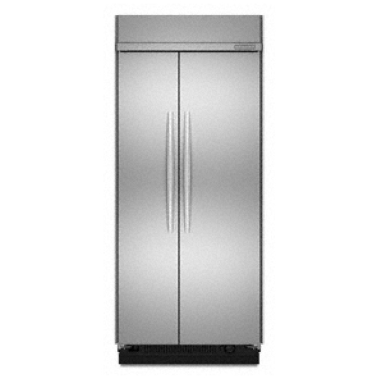 KSSC36FTS KitchenAid Custom Panel Ready Side by Side Refrigerator