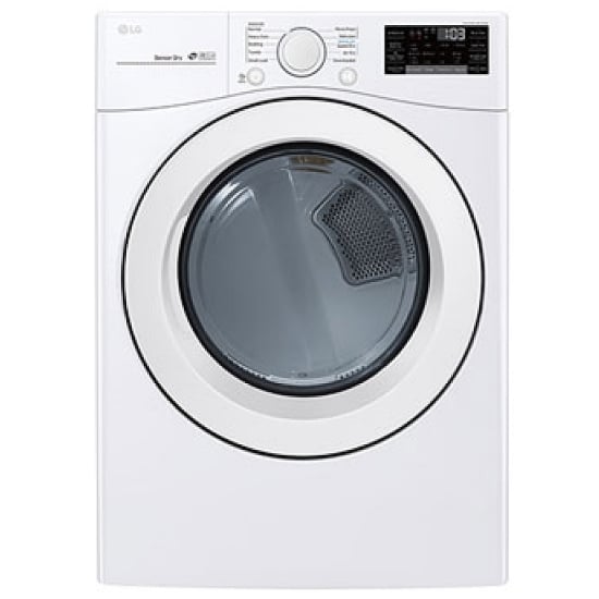 LG Dryer, Vented, 10 Dry Cycles, 3 Temperature Settings, Stackable, Wifi Enabled, White colour