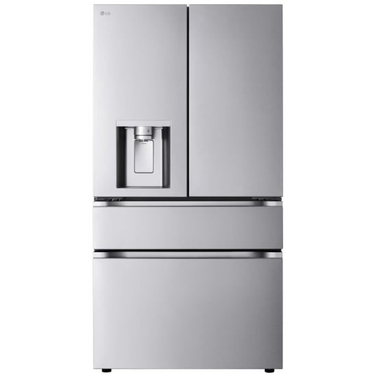 LG Bottom Freezer French Door Refrigerator, 36 inch Width, 29 cu. ft. Capacity, Water Dispenser (Exterior), Ice Dispenser (Thru Door), ENERGY STAR Certified, Stainless Steel colour, Counter-Depth MAX™ , DoorCooling+, DuraBase™ Drawer Base, Full-Convert Drawer™, IcePlus™, LoDecibel™ Quiet , Slim SpacePlus ® Ice System, Smart Cooling Plus®, SmartDiagnosis™, SpillProtector™ Shelves, ThinQ® Technology