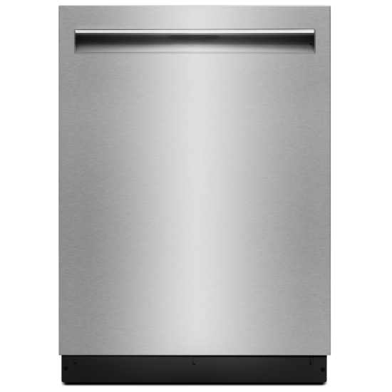JennAir Dishwasher, 24 inch Exterior Width, 39 dB Decibel Level, Fully Integrated, Stainless Interior, 3 Loading Racks, Stainless Steel colour
