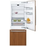 Bosch Benchmark Séries 30 pouce 16 pi. cu. Accepte les panneaux personnalisés Réfrigérateur encastré