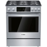 Bosch 800 Series Dual Fuel 30 inch Dual Fuel Range