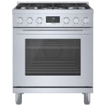 Bosch 800 Séries Biénergie 30 pouce Cuisinière à Biénergie