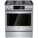 Bosch 800 Séries Gaz 30 pouce Cuisinière à Gaz