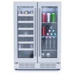 Elica EBF52SS1 Compact Wine Cooler Beverage Center Under Counter Refrigeration Under Counter Wine Refrigeration