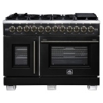 Forno FFSGS6387-48BLK Dual Fuel Range