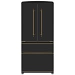 Forno 33 pouce 18.0 pi. cu. Réfrigérateur à portes françaises