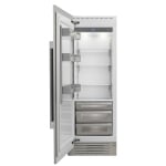 Fulgor Milano 24 pouce Accepte les panneaux personnalisés Column Refrigerator