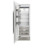 Fulgor Milano 30 pouce Accepte les panneaux personnalisés Column Refrigerator