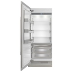 Fulgor Milano 36 pouce 21.54 pi. cu. Accepte les panneaux personnalisés Column Refrigerator