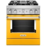 KitchenAid 30 inch Dual Fuel Range