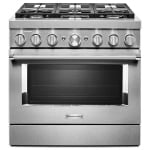 KitchenAid Dual Fuel 36 inch Dual Fuel Range