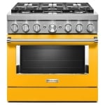 KitchenAid 36 inch Dual Fuel Range