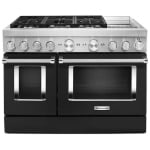 KitchenAid KFDC558JBK Cuisinière