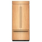 KitchenAid 36 inch 20.8 cu. ft. Custom Panel Ready French Door Refrigerator
