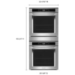 KitchenAid 24 inch Double Wall Oven