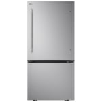 LG 33 inch 25.5 cu. ft. Bottom Freezer Refrigerator
