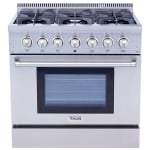 Thor Kitchen Dual Fuel 36 inch Dual Fuel Range