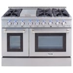 Thor Kitchen Biénergie 48 pouce Cuisinière à Biénergie