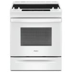 Whirlpool 30 pouce Électrique Cuisinière