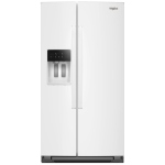 Whirlpool 36 pouce 21 pi. cu. Réfrigérateur côte-à-côte