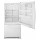 Amana ABB2224BRW 33 inch 22 cu. ft. Bottom Freezer Refrigerator