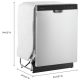 Lave-vaisselle Inox Amana (ADB1400AMS)