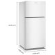 Amana ARTX2419SW 30 inch 19 cu. ft. Refrigerator