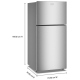 Amana ARTX2419SZ 30 inch 19 cu. ft. Refrigerator