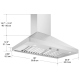 Ancona Stainless Steel Range Hood (AN-1199)