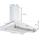 Ancona White Range Hood (AN-1563)