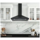 Ancona Black Range Hood (AN-1586)