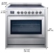 Cuisinière électrique Ancona 36 pouce (AN-2205)
