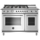 Bertazzoni 48 inch Stainless Steel Gas Range (HERT486GGASXT)