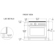 Bertazzoni 36 inch Stainless Steel Induction Range (PRO365INMXV)