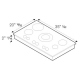Bertazzoni 36 inch Cooktop (PM363I0X)