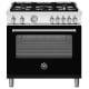 Bertazzoni 36 inch Black Dual Fuel Range (MAS365DFMNEV)