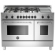 Bertazzoni 48 inch Stainless Steel Dual Fuel Range (MAS486GDFSXT)