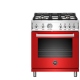 Cuisinière Bertazzoni PROF304GASROT 30 pouce