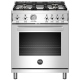 Bertazzoni PROF304GASXTLP 30 inch Propane Gas Range