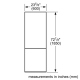 Bosch 800 Series B10CB81NVB 24 inch 10 cu. ft. Counter Depth Refrigerator